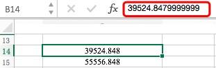 Excel的表格样式与四舍五入精度计算