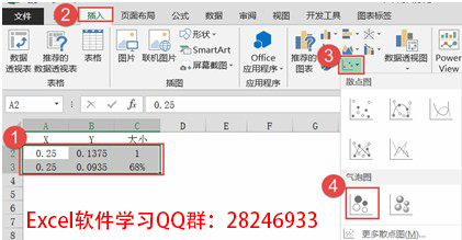 excel 半圆环图表