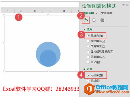 绘图区与图表区设置格式