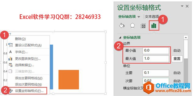 设置坐标轴格式