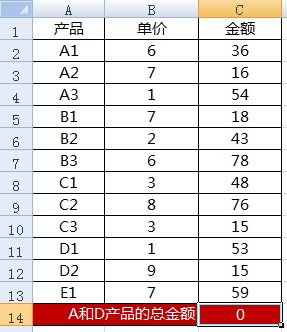 sumifs函数多条件匹配