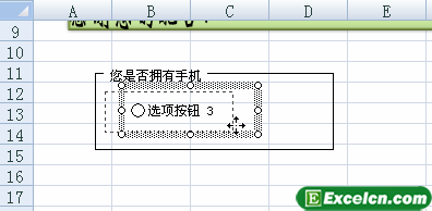 <b>如何对excel单选按钮调整设置</b>