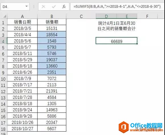 <b>excel 如何对指定时间段的数据进行汇总</b>