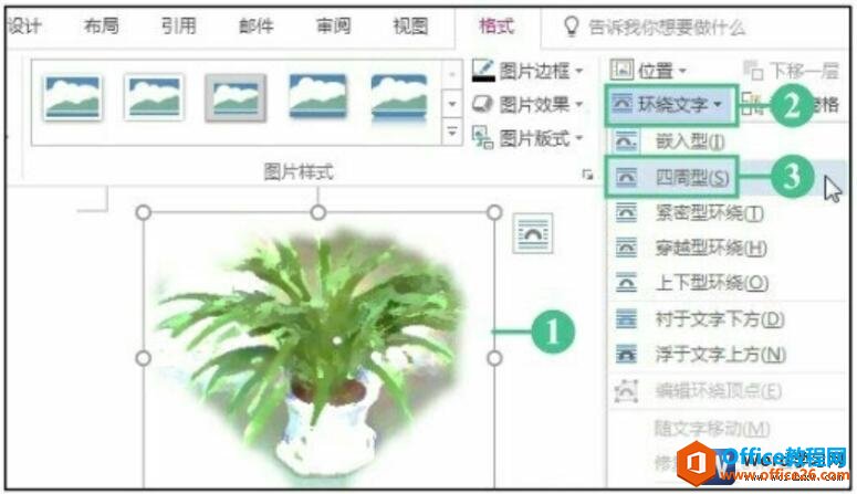 <b>word 2016设置图片在文档中的环绕方式</b>