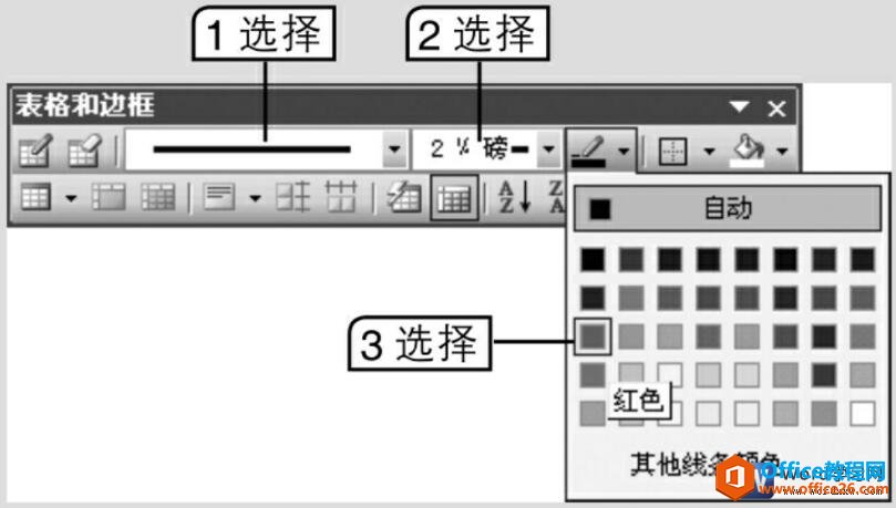 <b>word 绘制和擦除表格线的方法</b>