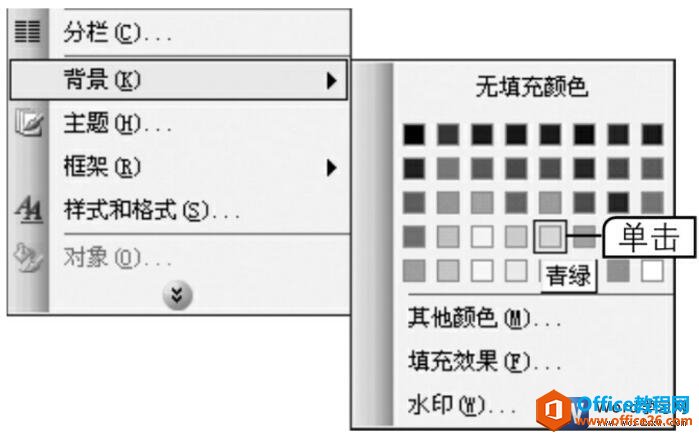 <b>word 设置文档背景的方法</b>