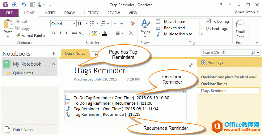 <b>如何设置 OneNote 待办事项标记提醒</b>