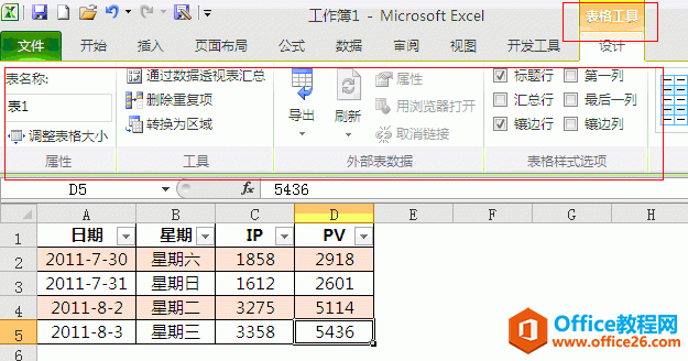 <b>如何利用excel创建列表功能制作隔行填色的工作表样式</b>