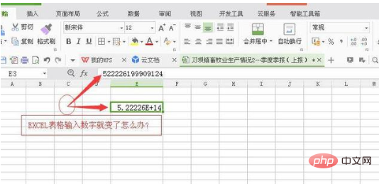 <b>excel 输入数字就变了怎么回事</b>