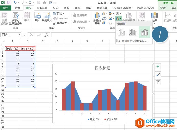 <b>如何用 excel 图表功能制作一个面积折线图</b>