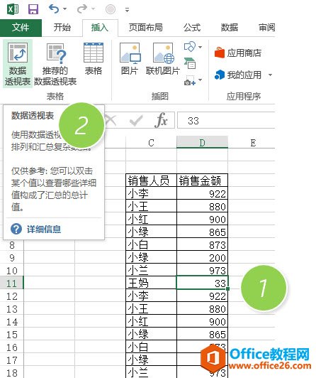 <b>如何利用Excel的数据透视表 快速统计各销售人员的销售总金额</b>