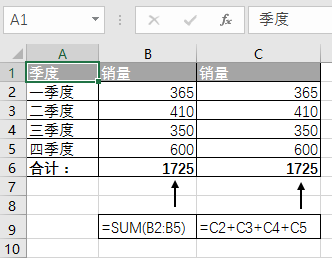 <b>excel 公式与函数概念概述</b>