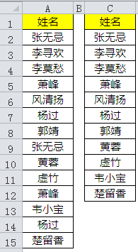 <b>excel选取不重复值的四种方法</b>