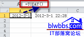 <b>excel 自动更新日期的两种情况，分别使用TODAY、NOW函数和VBA代码实现</b>