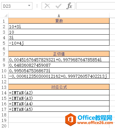 <b>Excel IMTAN 函数 使用实例教程</b>